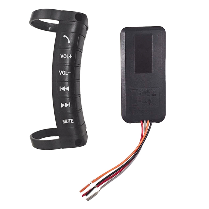 Universal Car Steering Wheel Remote Control Button Multi-Function Wireless Bluetooth Control for 2DIN DVD Player. 