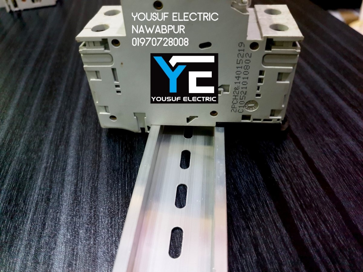 MCB Channel mounting bracket 2 piece pack sp dp tp channel aluminum Din rail channel high grade. 