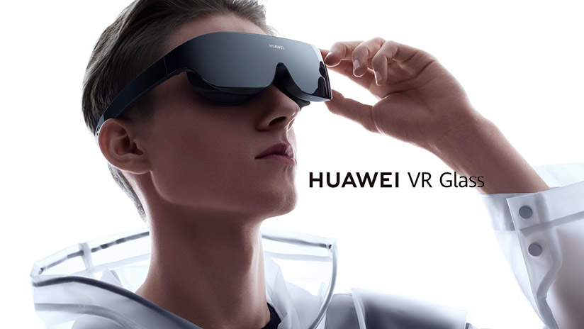 Huawei smart viewing Vision Glass wiith binocular 1080p resolution 3d Virtual reality glasses connect with pc computer. 