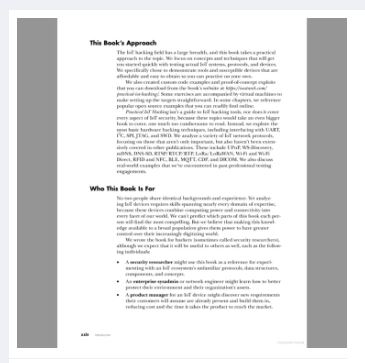 Practical IoT Hacking: The Definitive Guide to Attacking the Internet of Things by Fotios Chantzis, Ioannis Stais, Paulino Calderon, Evangelos Deirmentzoglou, Beau Woods.. 