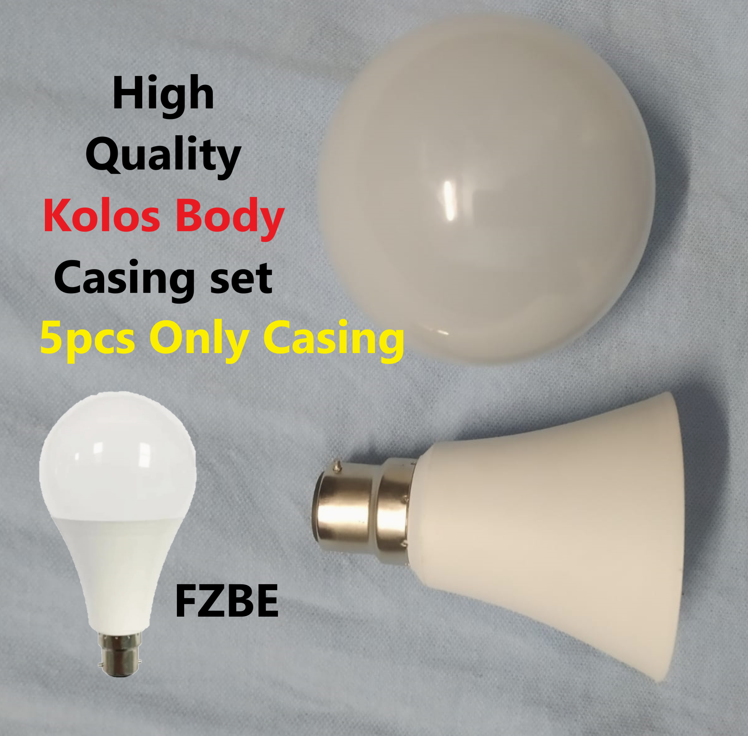 Only 5pcs Kolos Body Casing set for 15watt 20 watt LED bulb