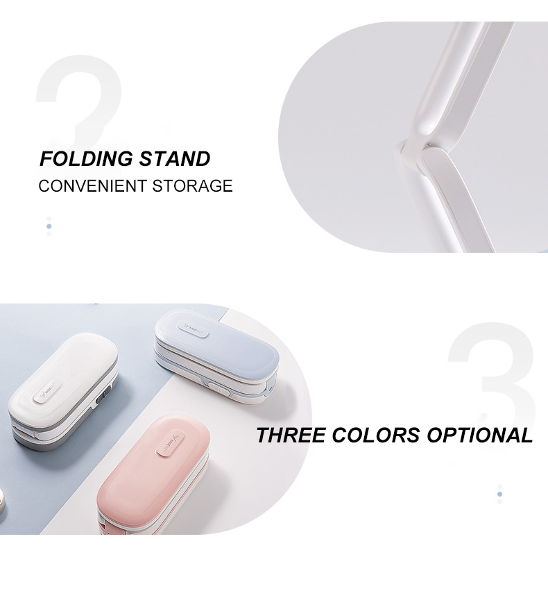 YAGE YG-T125 Rechargeable LED Desk Lamp with Adjustable Brightness and Eye-Caring Technology - table lamp. 