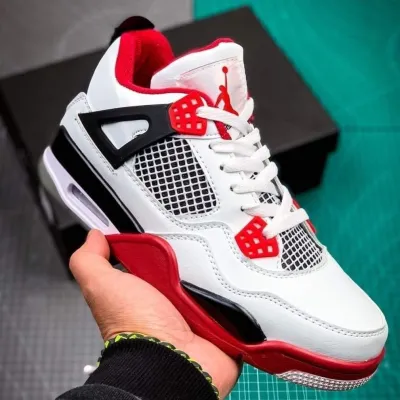 fire red shoes