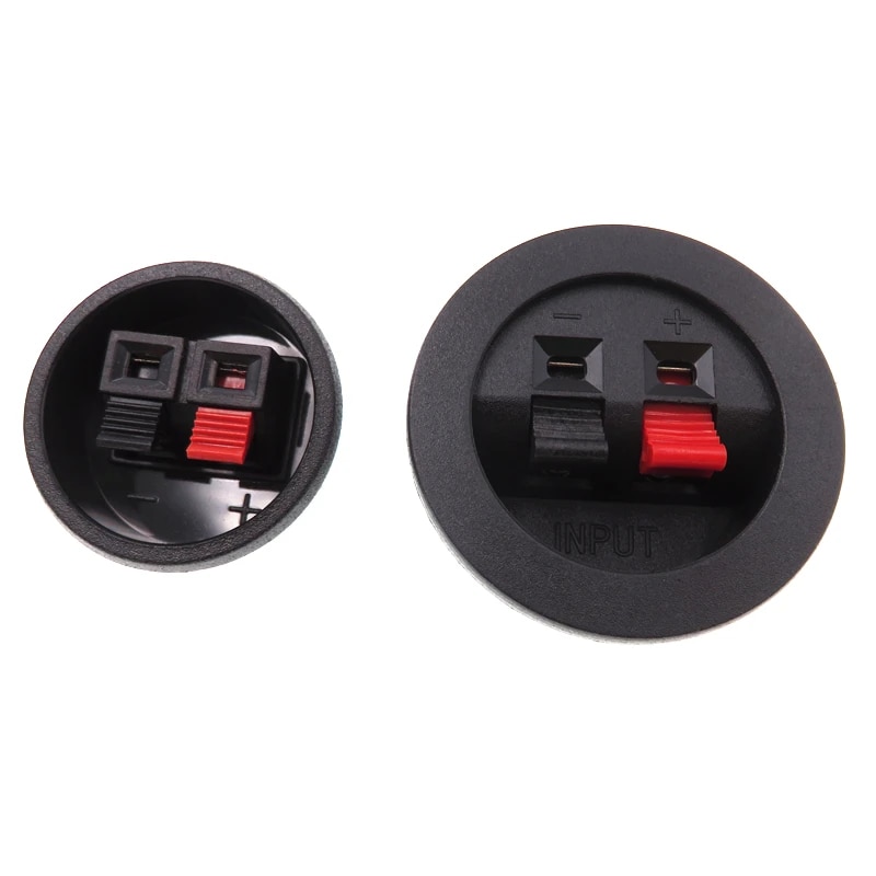 2pcs black Connector Terminal Audio Speaker Terminals Plug Socket Clip Audio Speaker Terminals Breadboard Clips. 