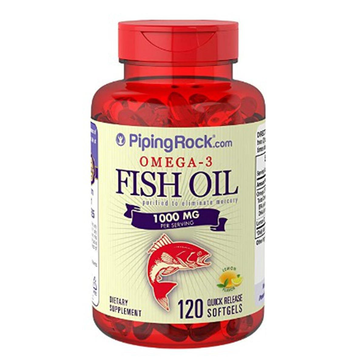 Piping Rock Omega3 Fish Oil - 120pcs