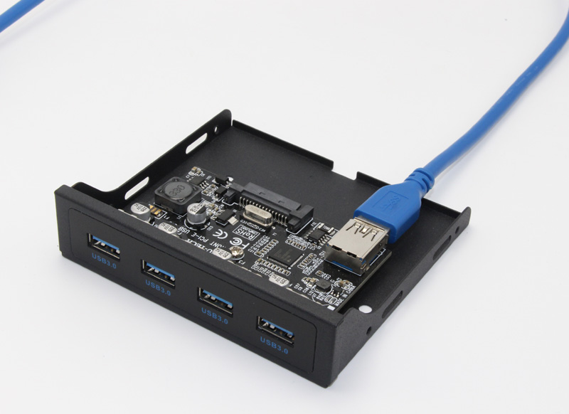 PCI-E to USB 3.0 PC Front Panel USB Expansion Card PCIE USB Adapter 3.5 Floppy USB3.0 Front Panel Bracket PCI Express x1 Riser. 