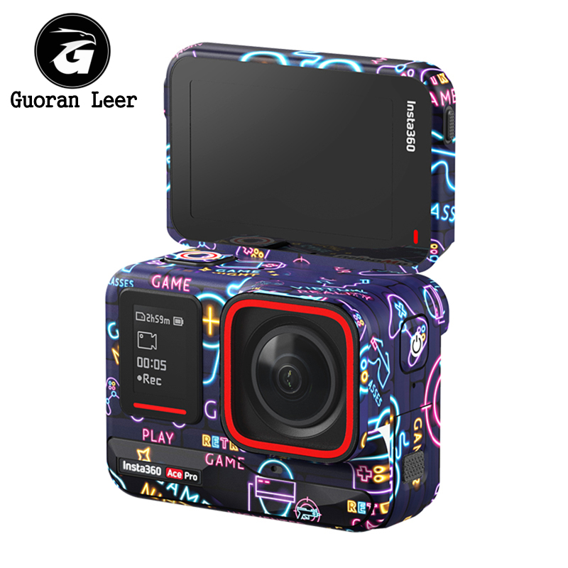 Camera Body Stickers Easy To Paste Camera Decal PVC Skin Decorative Stickers Action Camera Full Coverage Protective Accessories Easily Removed Reusable Camera Protection Skin. 