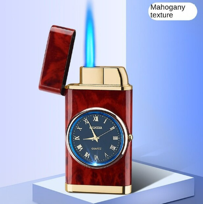 Elegant design Windproof Lighter Vintage Watch Bezel Jet flame Torch, Gadget Gifts For Men & Women. 
