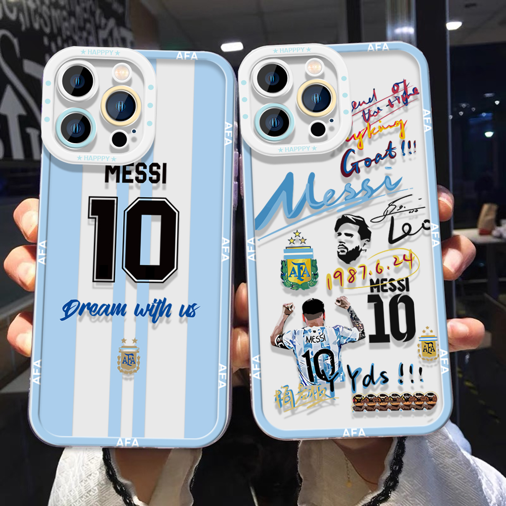 Jizetin for Redmi Note 10 Pro / Note 10 Pro Max Back Cover Crystal Transparent Football Star For Boys Soft Full Camera Cover Protection Phone Cases. 