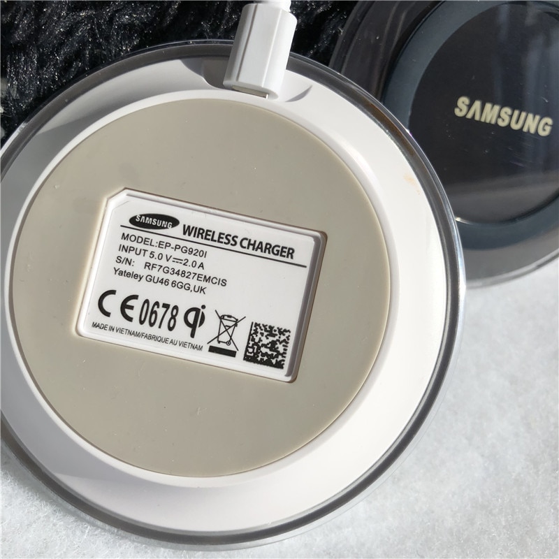 Samsung Wireless Charger EP-PG920I For Galaxy Z Fold 2 3 4 Flip 4 3 5G S23 S22 S21 S20 FE Note20 Ultra 9 10 S8 S9 S10 Plus S6 S7. 