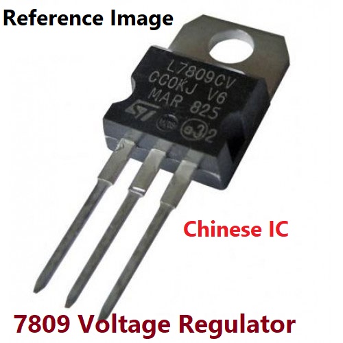 2Pcs- Chinese LM7809 Voltage Regulator LM7809 IC 9V 1.5A Voltage Regulator 3 Pin Leads 7809 Regulator IC TO-220 Package 9V 7809 Voltage Regulator
