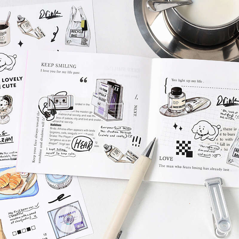 PaperMore self-adhesive DIY creative stickers for weekend convenience store series ledger materials. 