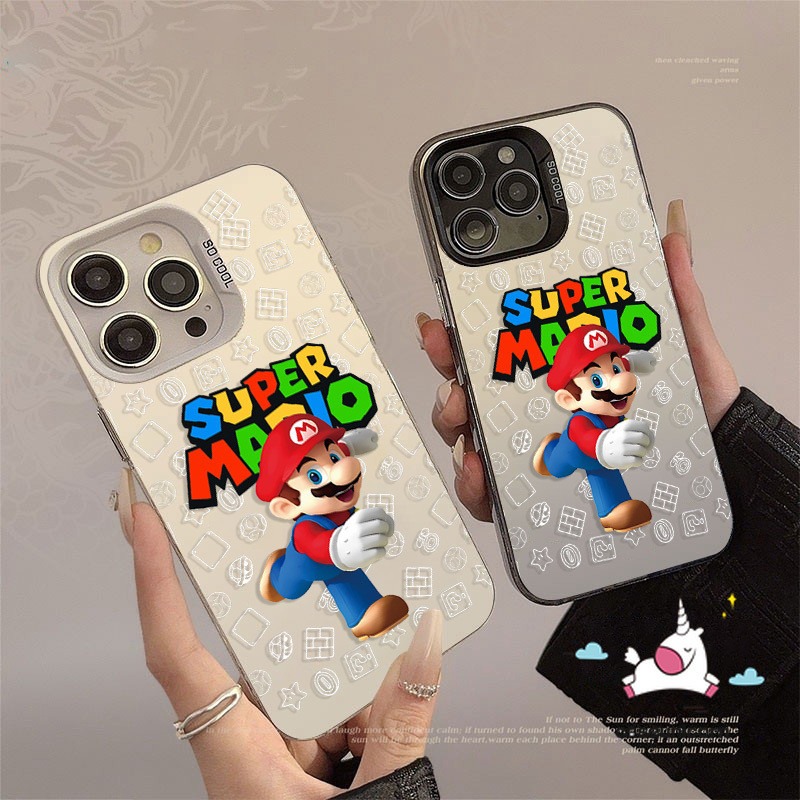 For Oppo A36 A38 A15 A18 A3X A60 A7 A3 A12 A11 A74 A5 A54 A3s A9 A76 A16 A58 A79 A52 A15s A95 A5s A31 Reno 12F 4F A16K A16s A1K A17 A55 A17K Lover Super Mario Cartoon English Case. 