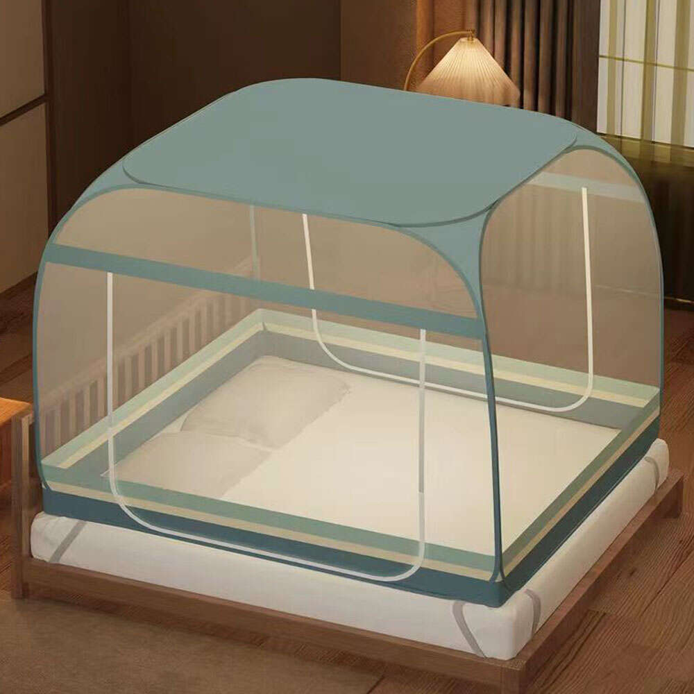 Mongolian yurt mosquito net, bottom free installation, 1.5m bed, large space, 1.8 household and student dormitories, 1.2 double occupancy, Wang Jin. 