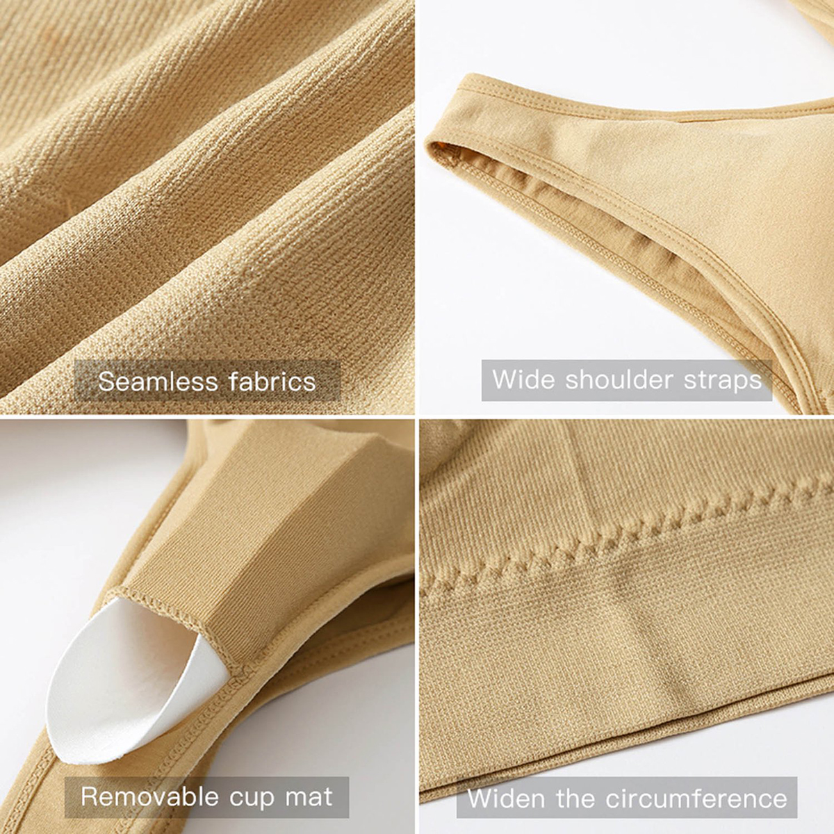 Imported Breathable Soft Stylish free size Bra for Women (one piece). 