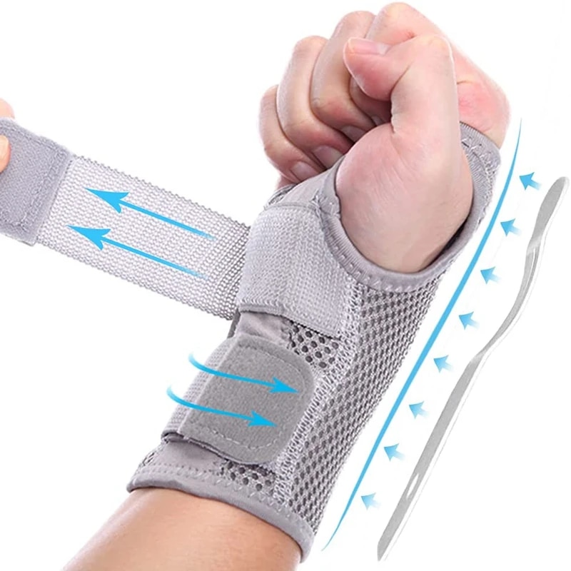 1Pcs Wrist Support Splint Arthritis Band Belt Carpal Tunnel Wrist Brace Sprain Prevention Professional Wrist Protector