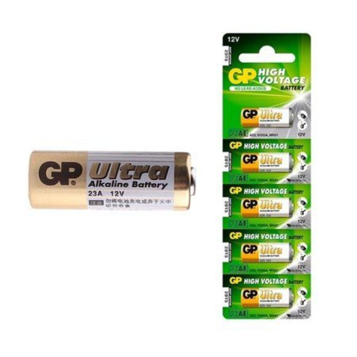 উচ্চ ভোল্টেজ a23 12v অ্যালকালাইন ব্যাটারি (23a, v23ga, mn21) - 12 volt battery. 