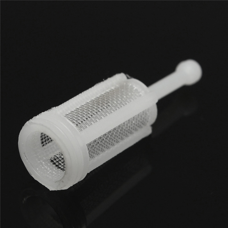 10Pcs Plastic Gravity Typ Spray Filter Pot Diameter 11Mm Total Length 36Mm Can Adapt To The Majority Of Solvent. 