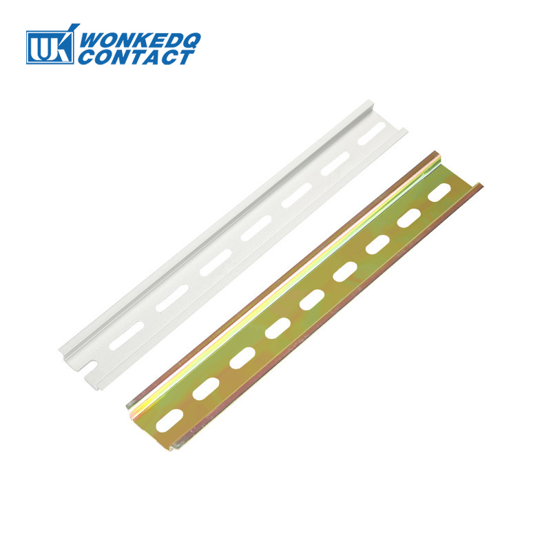 NS35-S-1.0 Steel DIN Rail Thickness 1 mm/Spacing 35 mm/Length cheerful20/30/40/50 cm Universal Terminal Block Mounting Din Rail NS 35. 