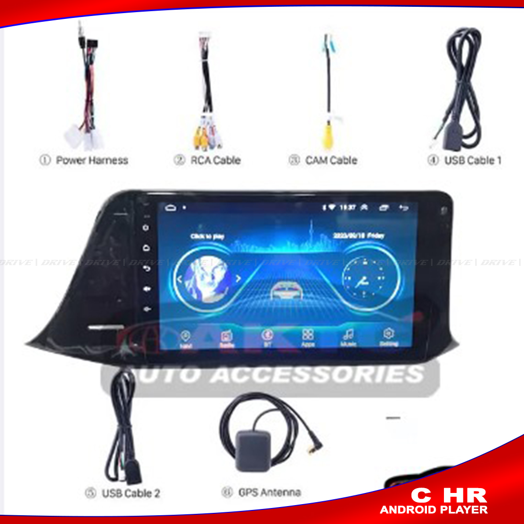 ANDROID PLAYER FOR TOYOTA C HR CAR PLAYER FOR CHR, CAR ANDROID PLAYER. 