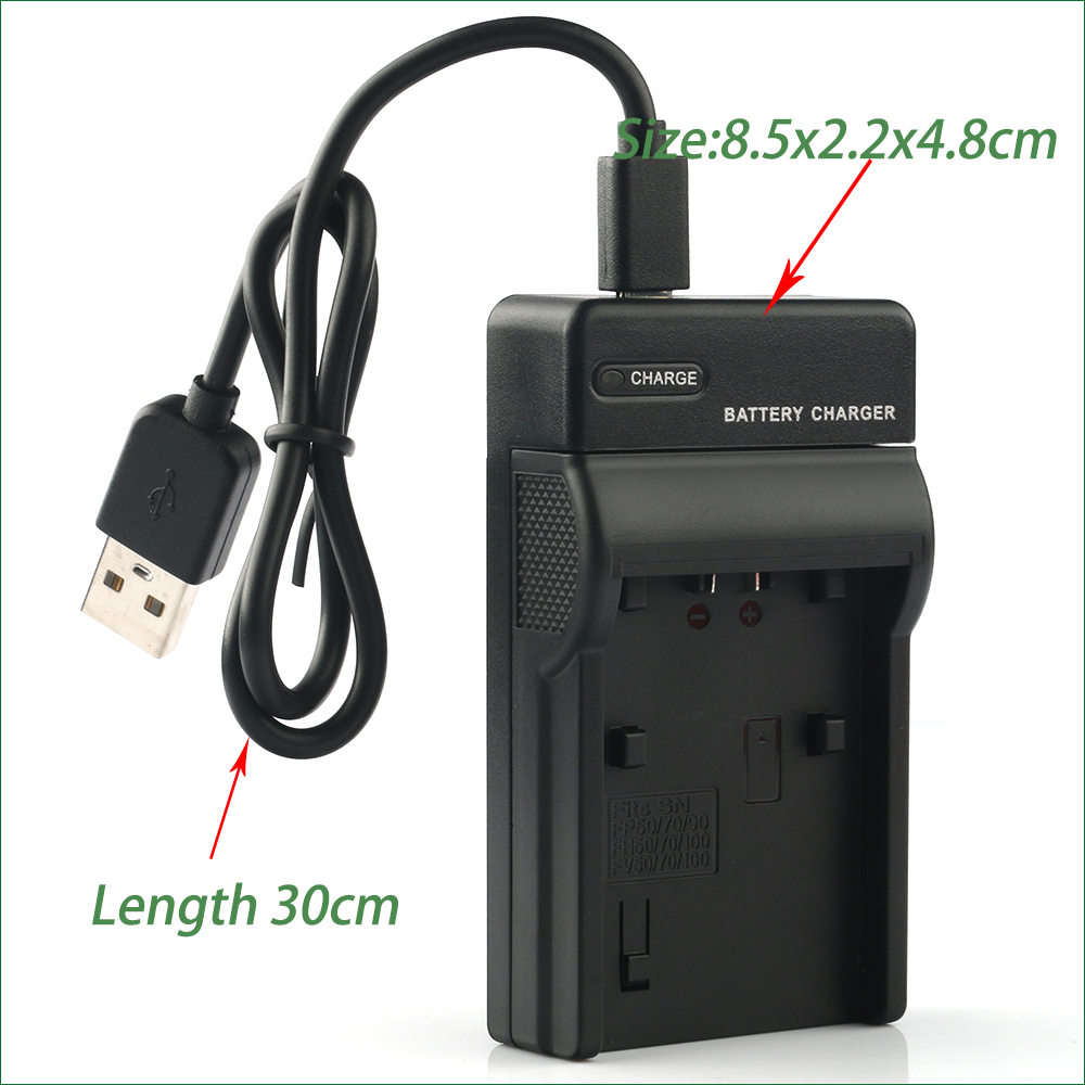 NP-F550 Camera Battery Charger Compatible With For Sony For Sony MVC-FD91 MVC-FD95 MVC-FD97 MVC-CD1000 HXR-MC1500 HXR-MC2500. 