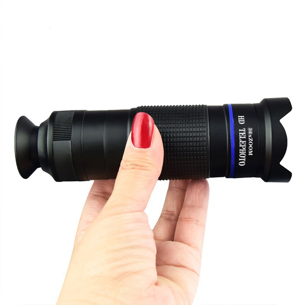 Phone Camera Lens 14X Telephoto 4in1 Telescope Zoom Macro Fisheye Wide Angle Lens Kit | Capture Stunning Shots. 