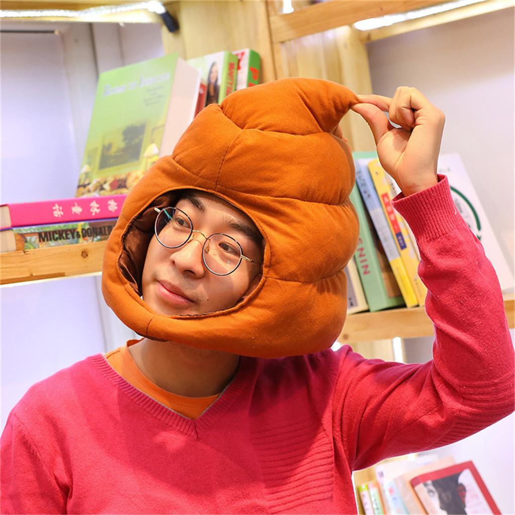 Cocoapps Store-Shiba Inu Plush Stuffed Soft Pillow Doll Cartoon Poop Hat Cute Shiba Soft Toy