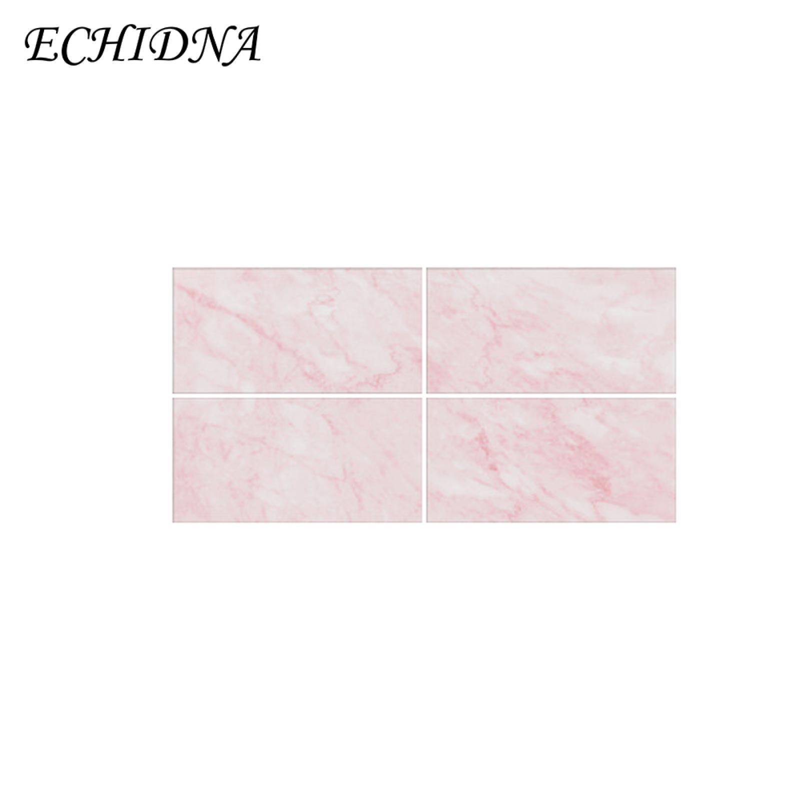 Non-damaging Wall Decals Stylish Imitation Marble Tile Stickers Easy Application Removal Enhance Home Décor Southeast Asian Buyers' Favorite