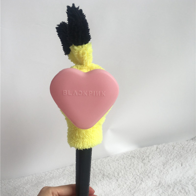 Kpop Blackpink Cute Lightstick Headband Jennie Lisa Light Stick Plush Head Cover. 