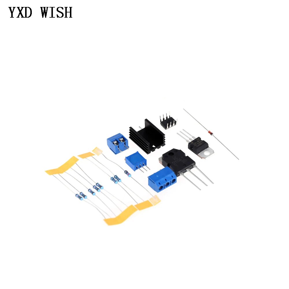 0-30V 2mA-3A DC Regulated Power Supply DIY Kit Continuously Adjustable Current Limiting Protection Voltage Regulator DIY Set. 