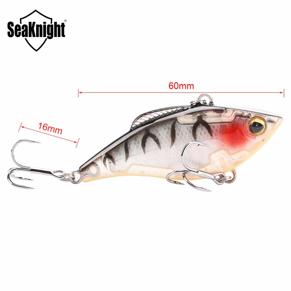 SeaKnight SK010 1PCS VIB Fishing Lure 6cm 9.5g Sinking Lure Full Layer Hard Bait Vibration Lure - L01. 