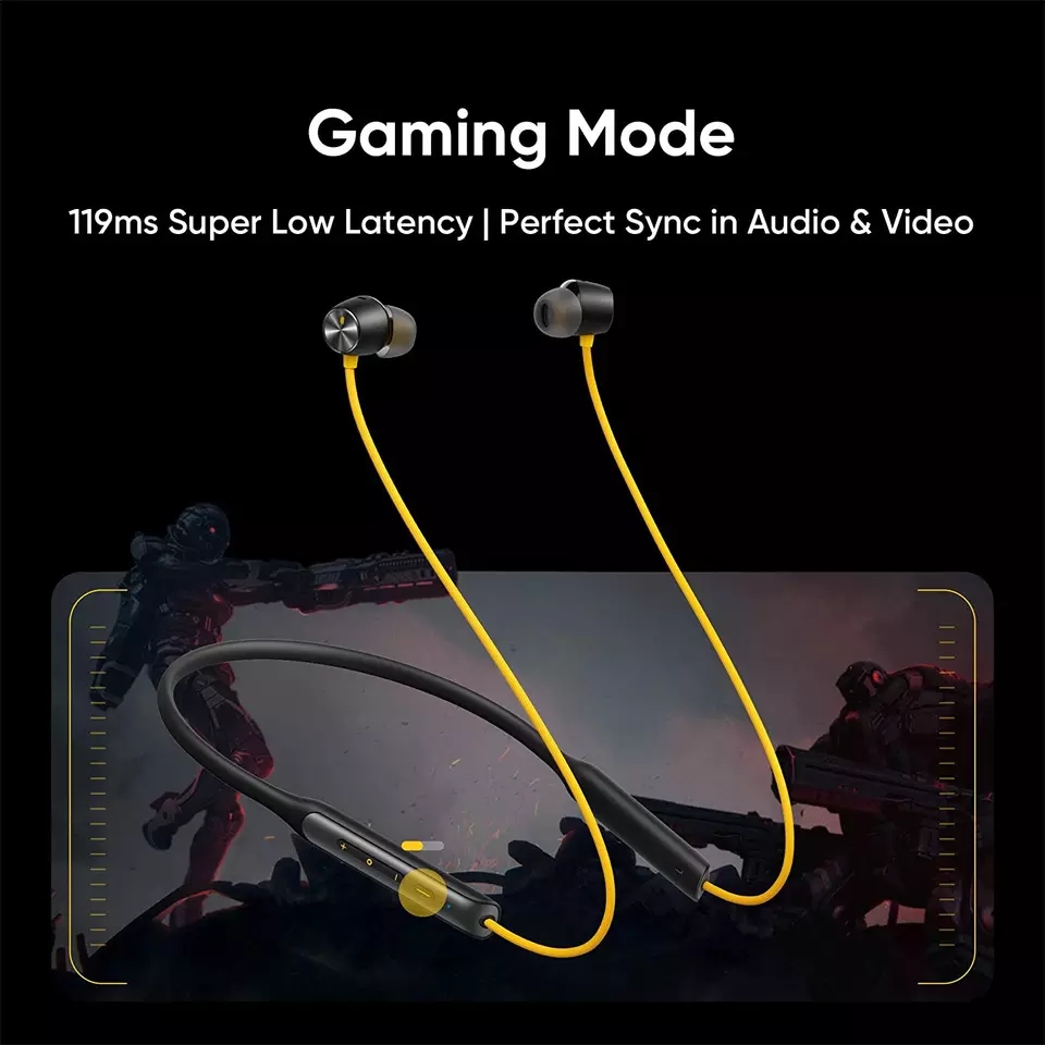 Realme Buds Wireless Pro Active Noise Cancellation up to 35dB (ANC) 22hrs Playback Battery Life Wireless Earphones. 