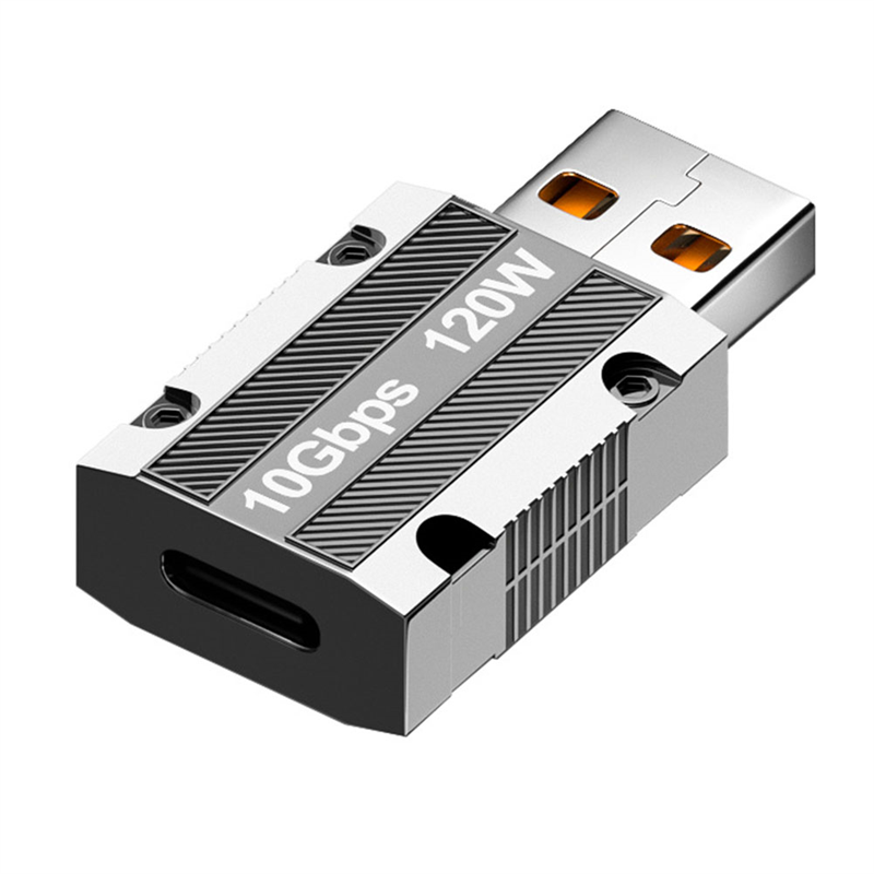 1 Piece 10Gbps USB Male to USB-C Female Connector Zinc Alloy for Phone Adaptador