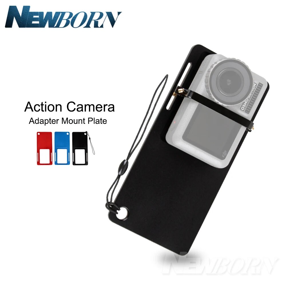 【3C VictoryEagle】Metal Handheld Gimbal Adapter Mount Plate for GoPro Hero 7 5 3 3+ Yi 4k for DJI Zhiyun Smooth Q Mobile. 