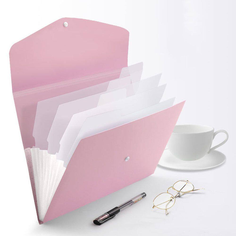 WENQI Large Capacity 5/13 Grids Storage Holder Organizer Office Supplies Office Document Organ Box Bag Handheld File Folder Filing Products File Folder. 