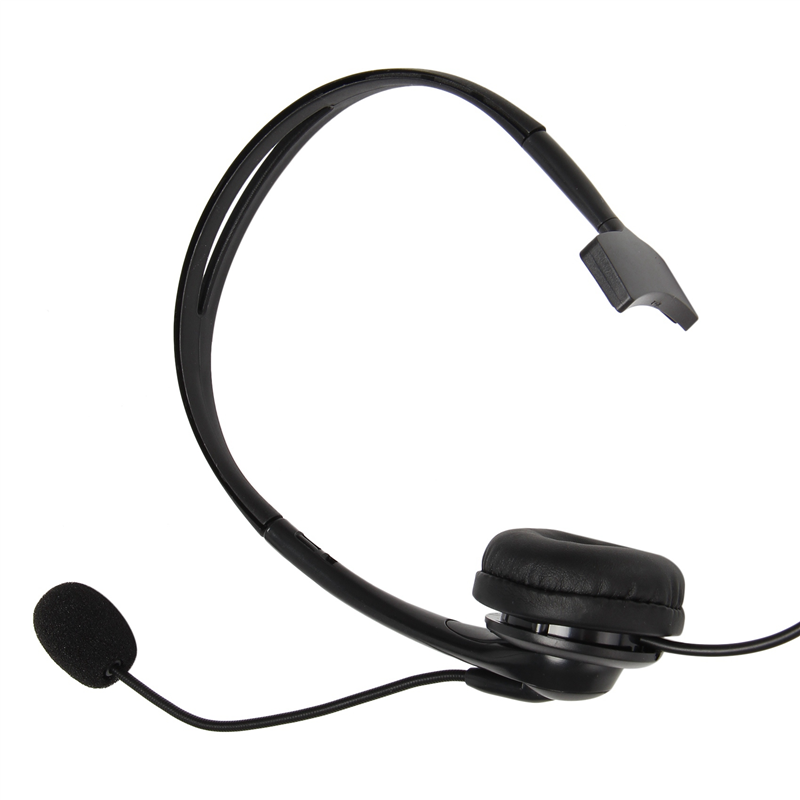 6X USB Call Center Headset with Noise Cancelling Mic Monaural Headphone for PC Home Office Phone Service Plug and Play. 