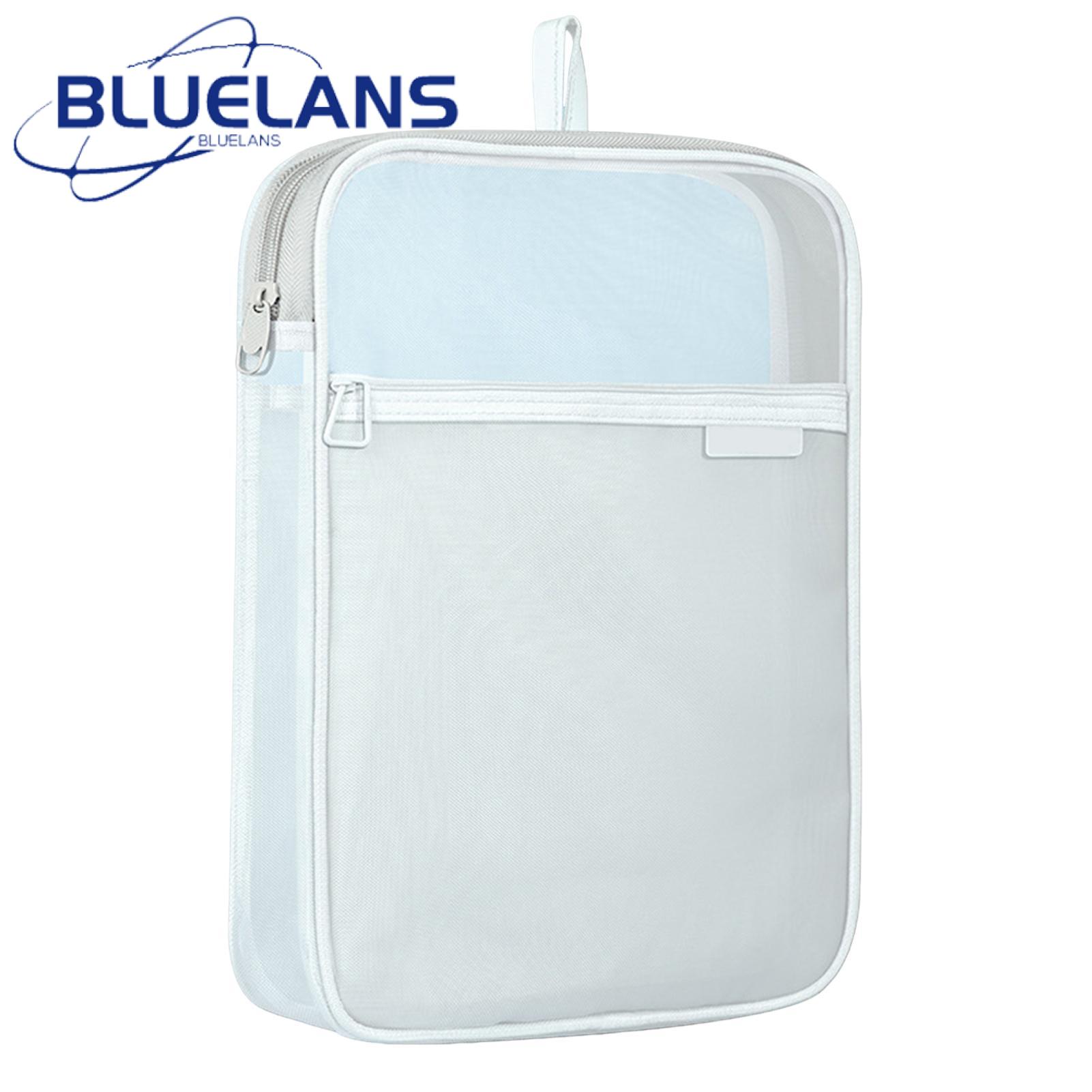 File Holder with Large Storage Capacity Large Capacity Transparent Mesh Document Bag for Home Office School Organize Files Easily Flexible File Holder