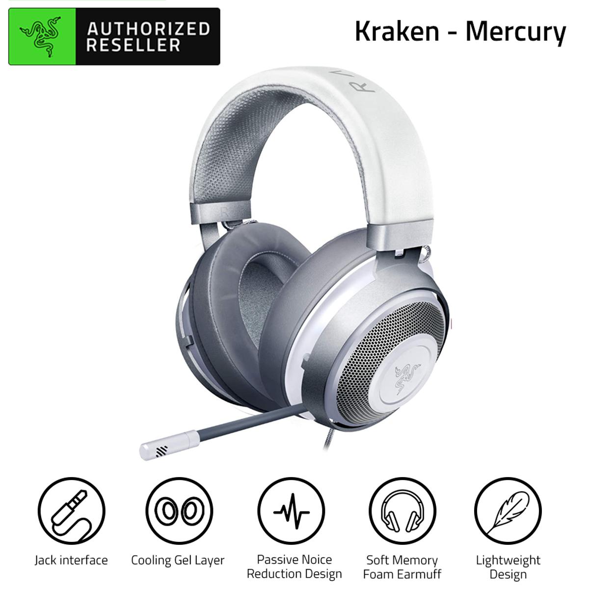 Razer Kraken Gaming Headset with Noise Cancelling Microphone Replacement for PC, Mac, Xbox, PS4. 