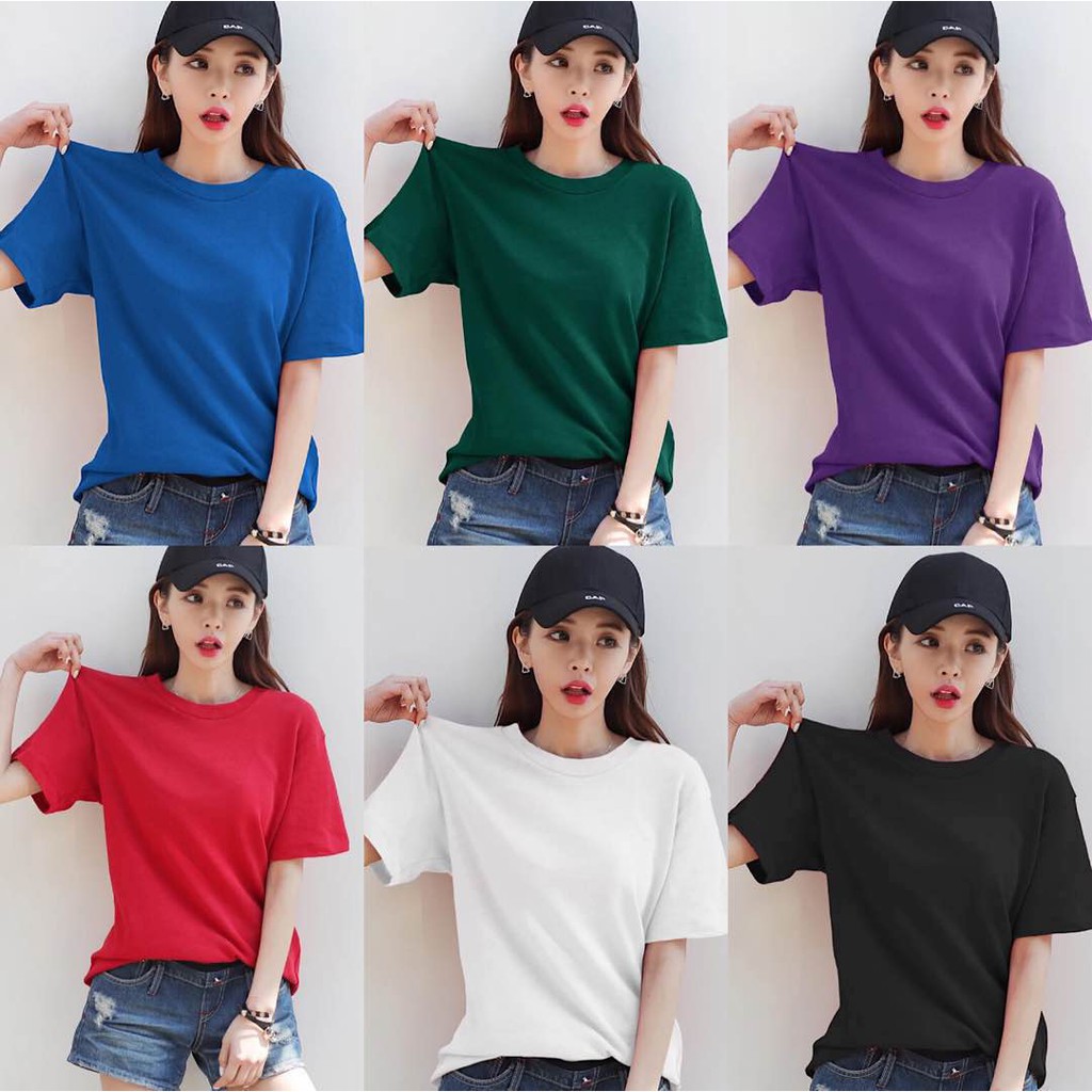 round neck tshirt women