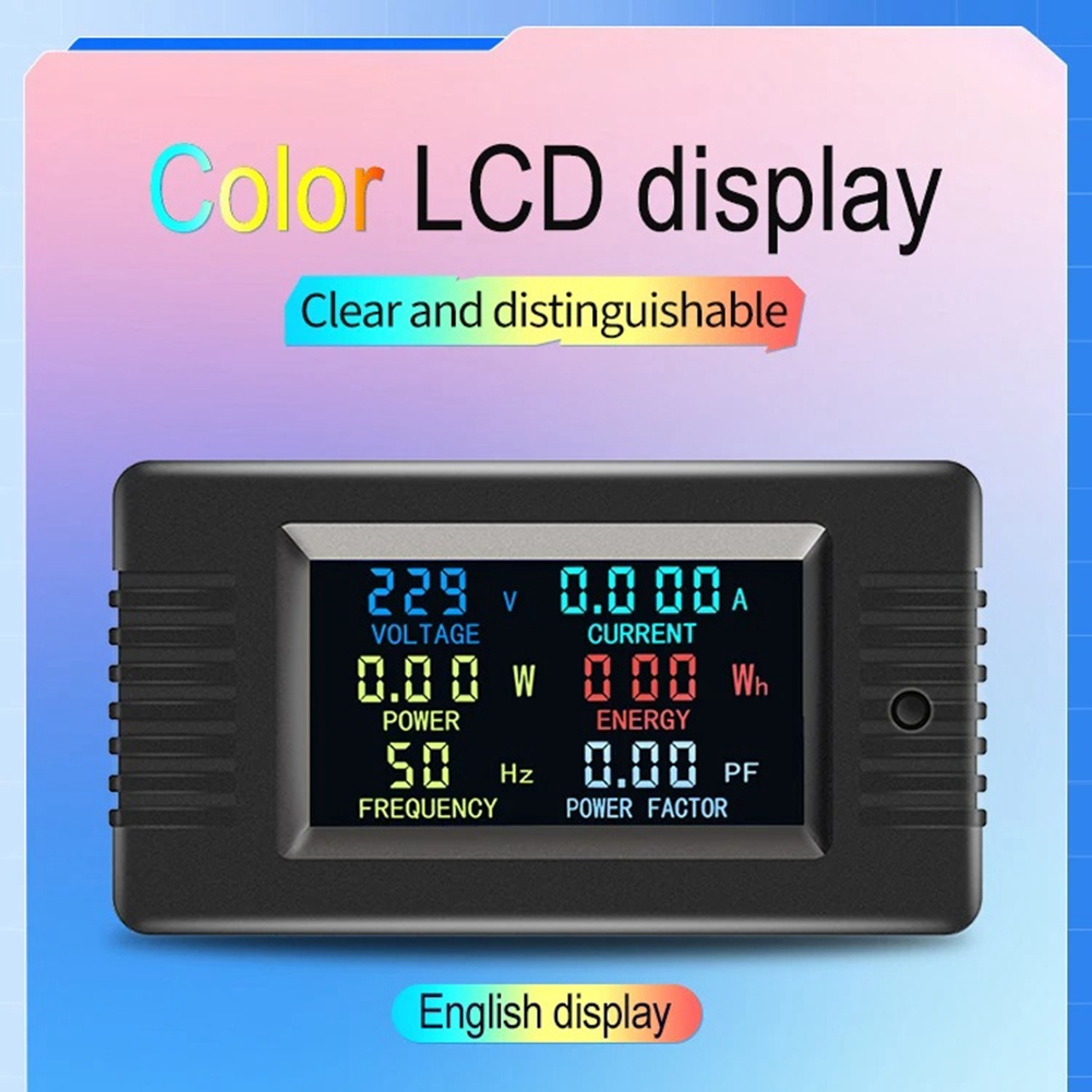 PZEM-022- Single-Phase AC Volt Amp Meter with Coil CT. 