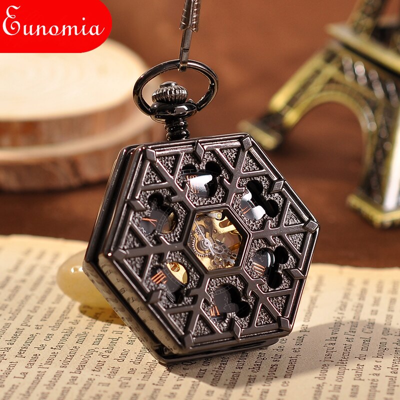 hexagon pocket watch