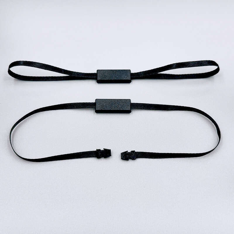 Double insertion satin ribbon, clothing silk ribbon buckle, universal grain hanging tag rope, string rope. 