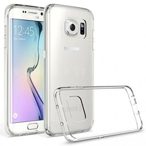 Samsung galaxy S7 edge Transparent Soft Flexible Clear TPU Back Case Cover