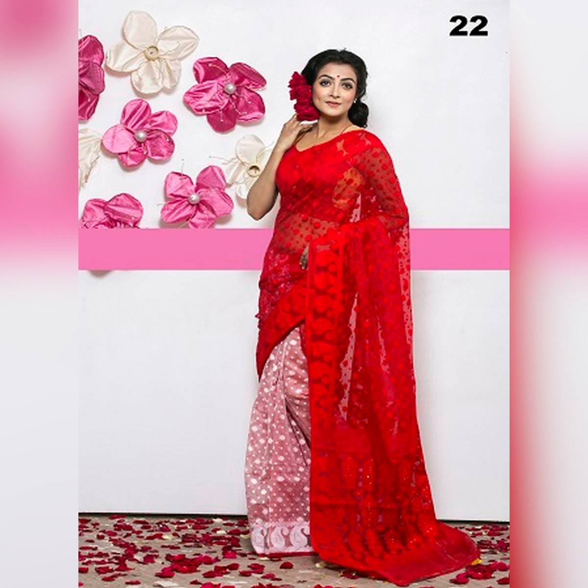 Bangladeshi Red Jamdani Saree | atelier-yuwa.ciao.jp