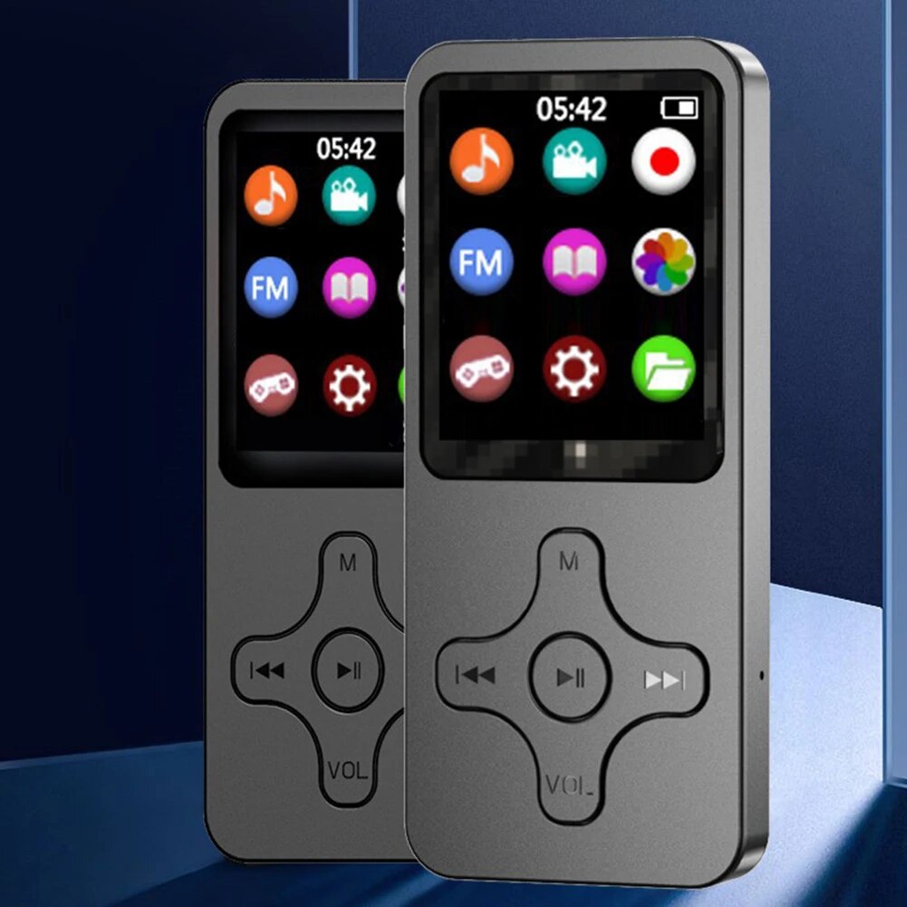 HiFi Mp4 Video Player with E-book/Recorder Bluetooth-compatible 5.0 Sports Walkman Multifunctional Video Walkman Support for OTG. 