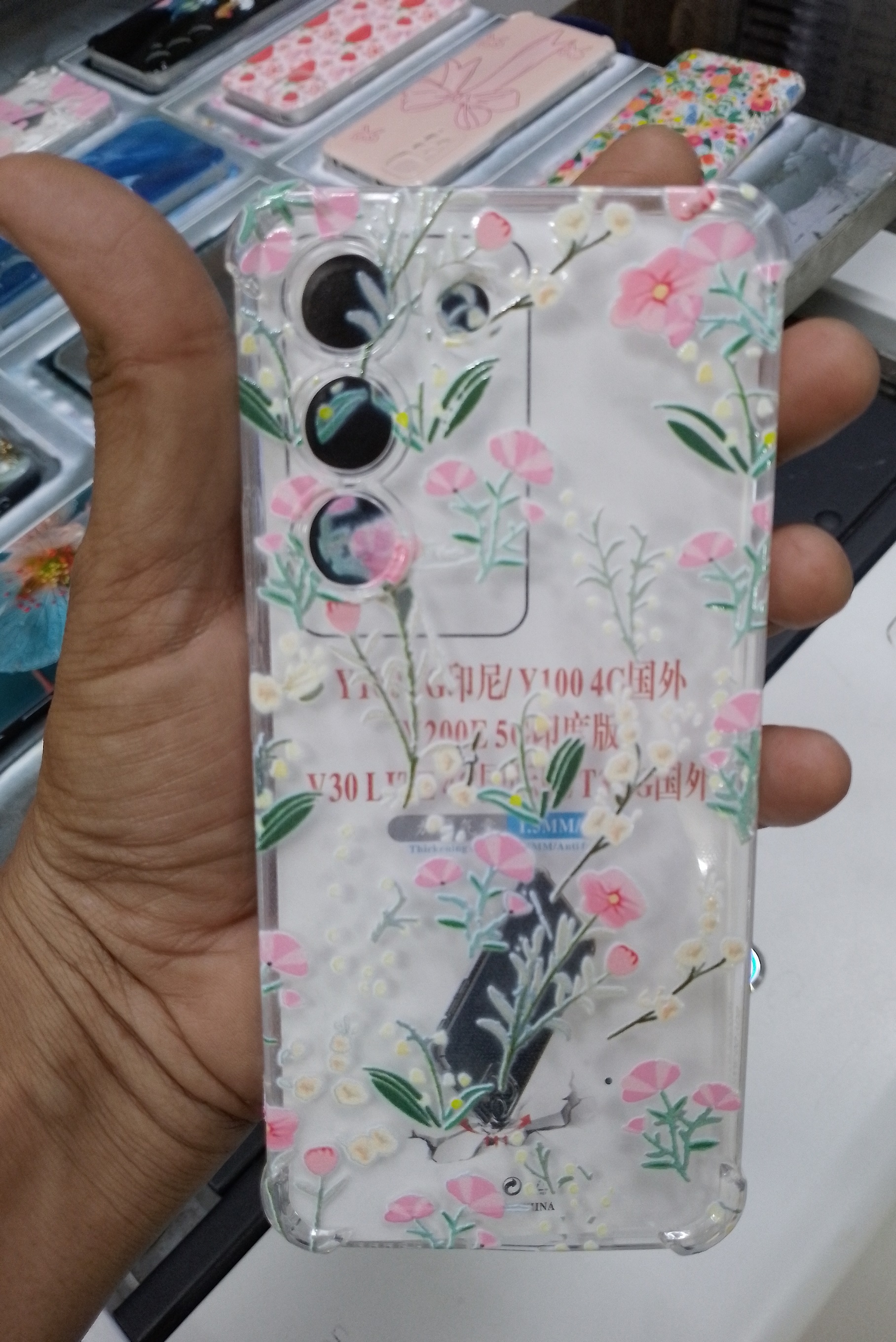 Custom Printed Silicon Soft Phone Cover with Personal Photo - Durable, Protective Case. 