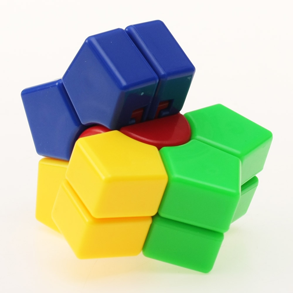 【happy one】DianSheng Hexagram two-layer Hexagon Speed Magic Cube Twist Puzzle Educational Colorful Puzzle Professional. 