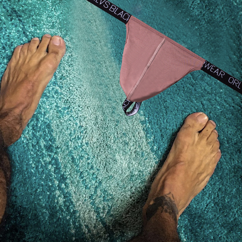 CMENIN Soft ORLVS (1 Pieces) Modal Men Underwear thongs Mens Jockstrap Breathable Soft thongs And G strings Splice Innerwear OR6107. 