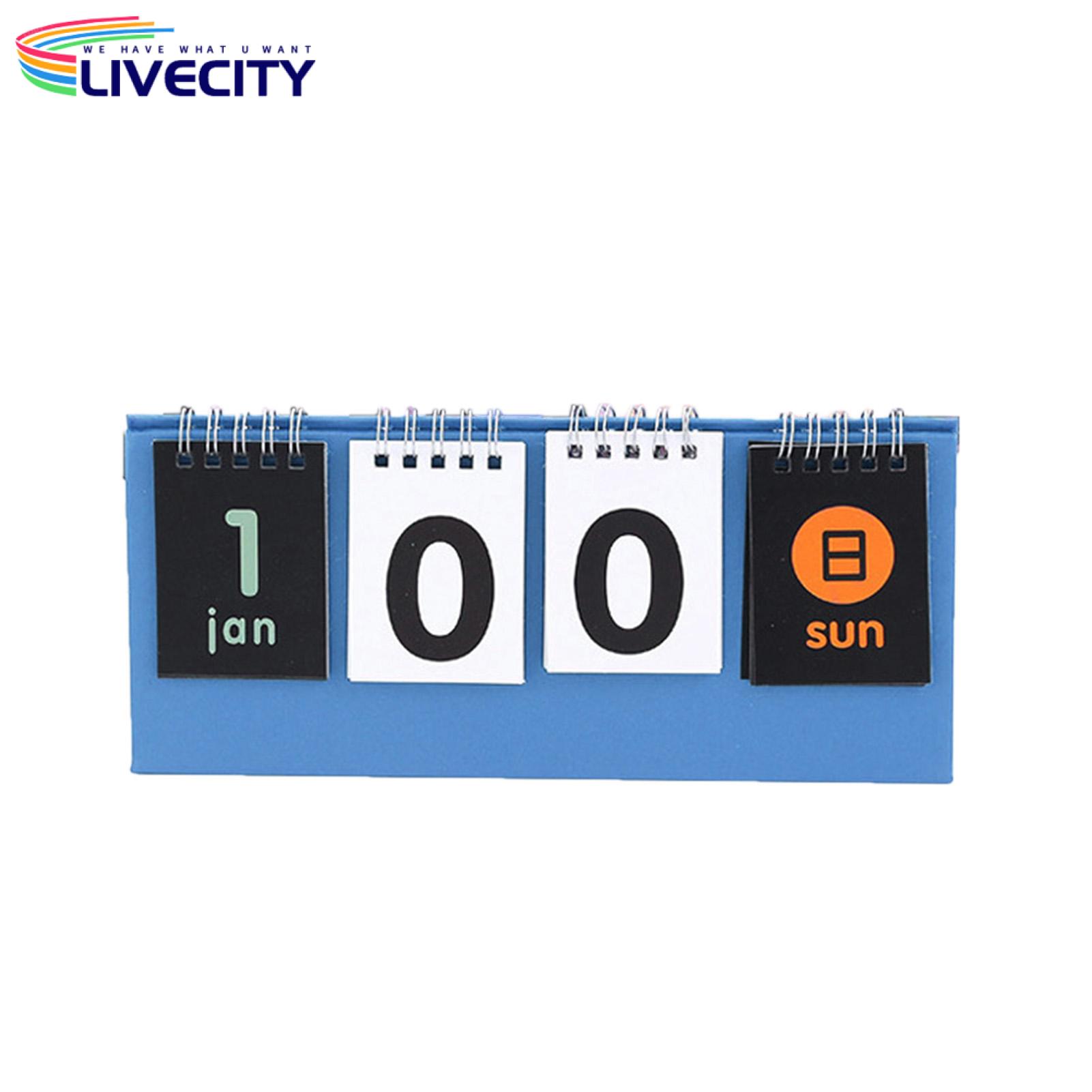 Mini Countdown Calendar Clear Printing Students Planner Design Countdown Calendar Table Ornament. 