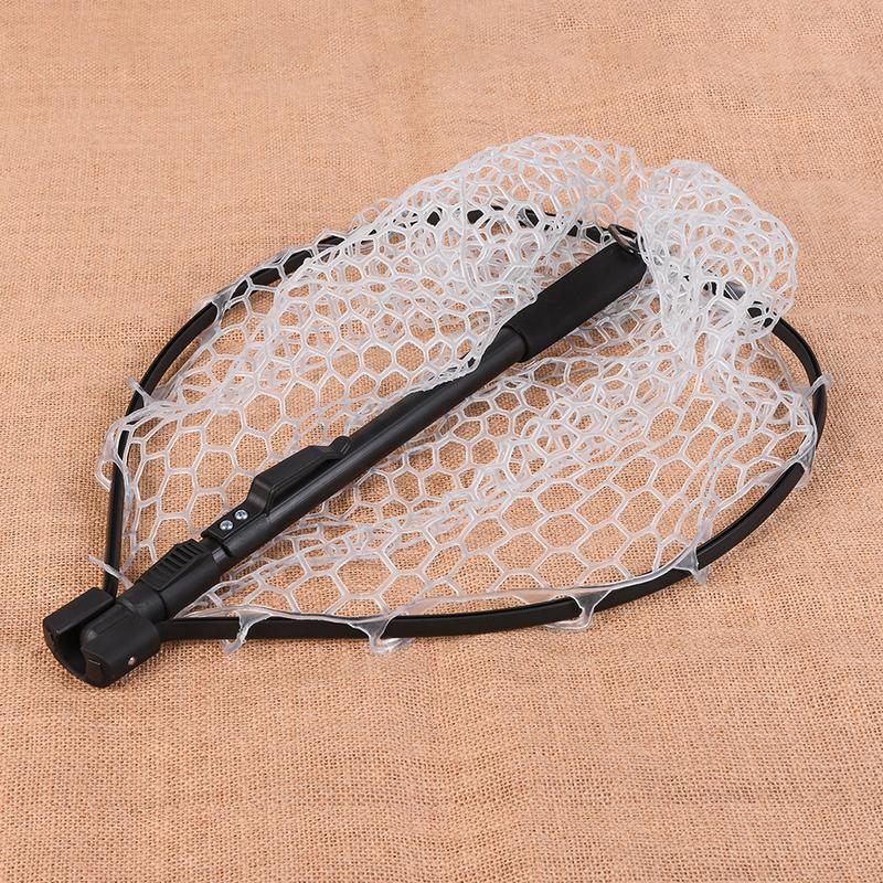 Fly Fishing Net Foldable Fish Landing Net Floating Fishing Net For Kayak Salmon Bass Trout Boat Magnetic Fly Fishing Gear. 
